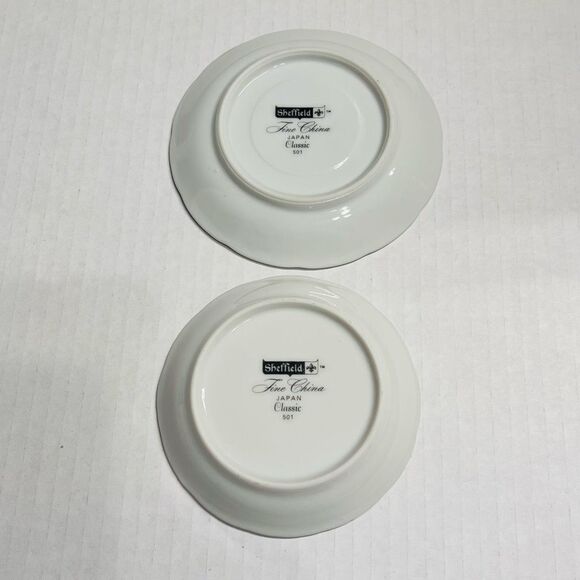 Sheffield Fine China Classic 501 Saucer And Coaster - Picture 2 of 2